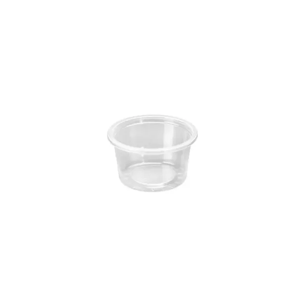 Ø70×48 – Gobelet 100 ml pour dessert chaud et froid transparent