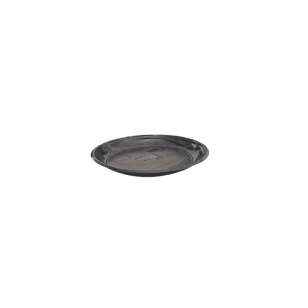 BP ASSIETTE PLATE – Assiette ronde noire en PET Ø205×19 mm