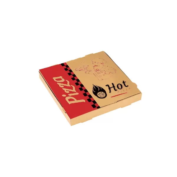 Boîte à Pizza en Carton 26 x 26 cm Alimentaire