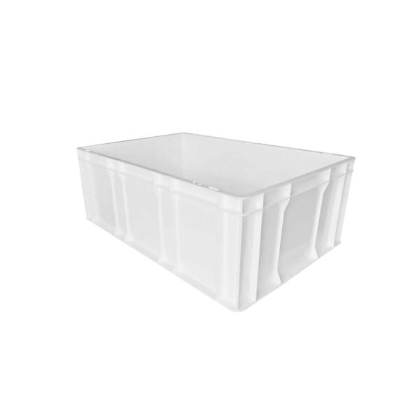 C5 BLANC 60X40X22CM – Caisse de rangement 50 L alimentaire blanc L : 600 x l : 400 x H : 220 mm