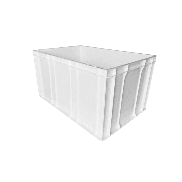 C9 BLANC – Caisse de rangement 75 L alimentaire blanc L : 600 x l : 400 x H : 315 mm