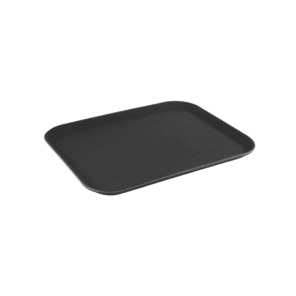 Plateau 46x35 cm Rectangulaire Noir en plastique