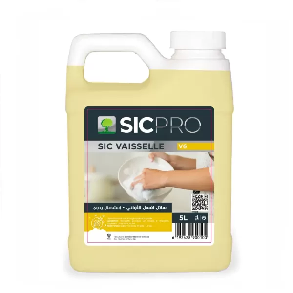 V6 – Détergent Concentré pour Lavage Manuel de la Vaisselle