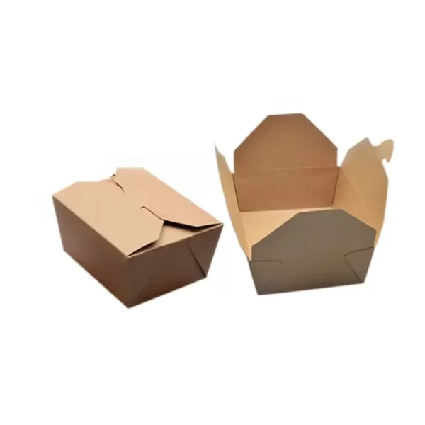 STREE T BOX 1500 CC KRAFT – Boîte en Carton Kraft 1500 cc Alimentaire Ingraissable