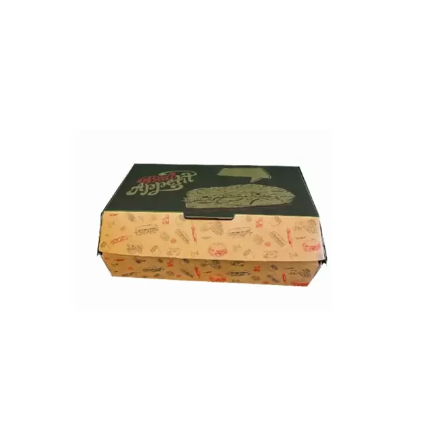 Lunch box en carton imprimée "Bon Appétit" - Lunch box en carton imprimée Bon Appétit 19*11*7 cm