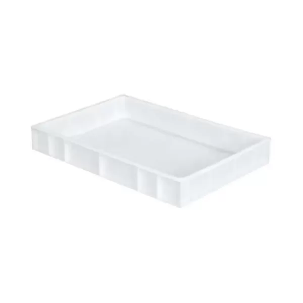 CAISSE PATISSIER – Caisse alimentaire plastique blanc 600 x 400 x 90 mm