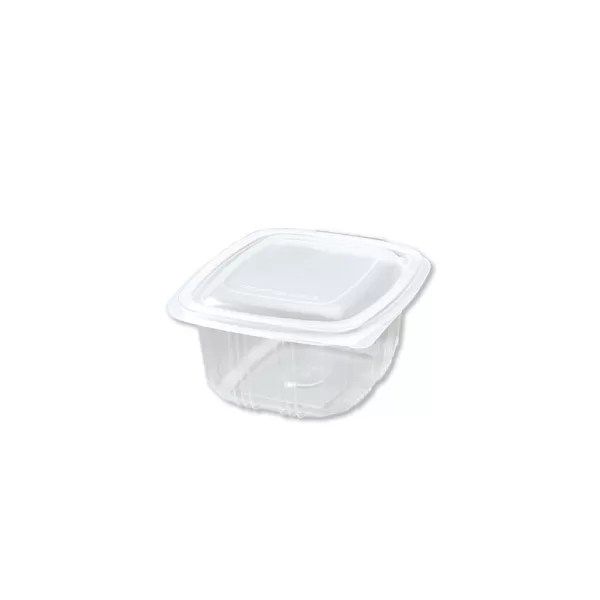 OS 375 PP – Barquette Carrée Micro-ondable Étanche 375 cc