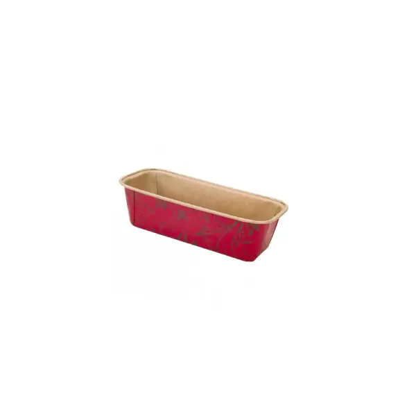 8019962GL PLUMPY RED – moule à cake en papier rouge