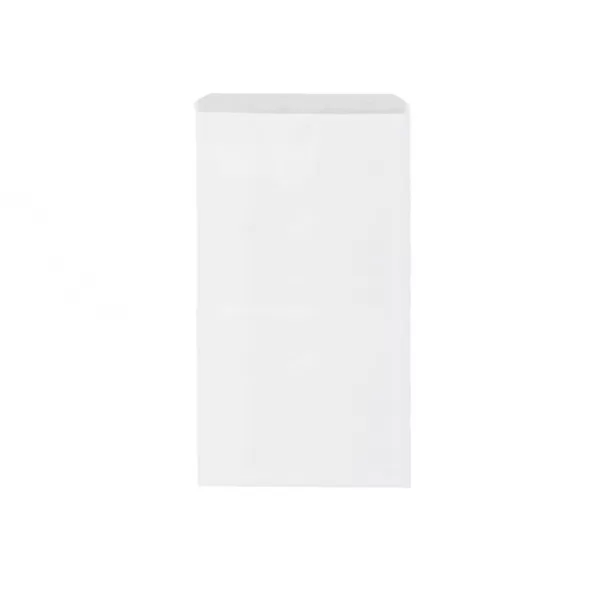 SAC PAPIER 23X8X43 blanc – Pochette en kraft blanc viennoiserie 230 x 80 x 430 non imprime