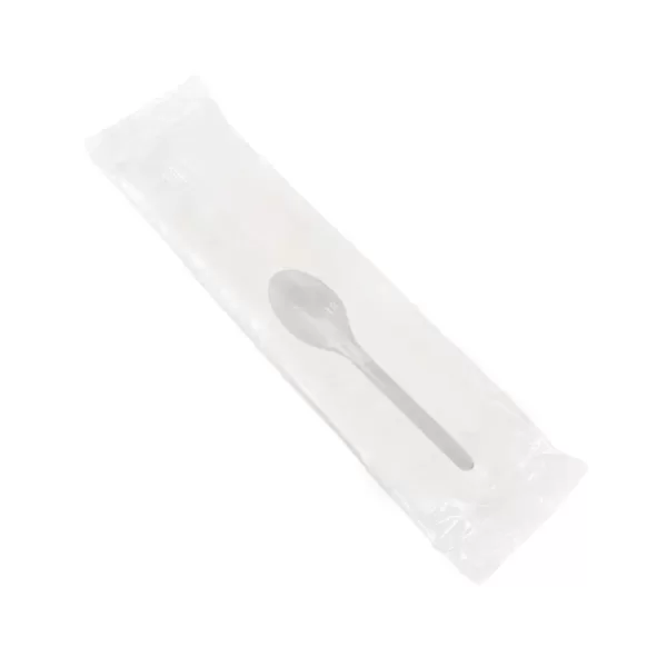 Petite Cuillères NOVA transparentes emballées – Petite Cuillère transparente emballée alimentaire en plastique
