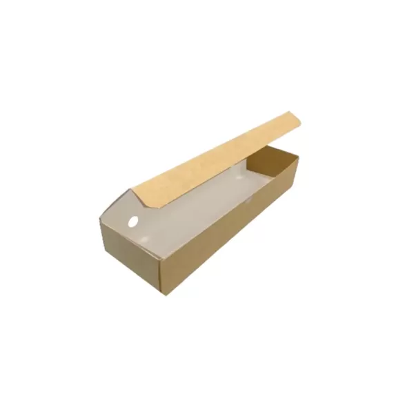 Boîte Sandwich en Kraft Brun alimentaires 300 x 90 x 60 mm