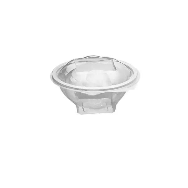 SIR 500 – Barquette plastique ronde 500 cc avec couvercle attaché