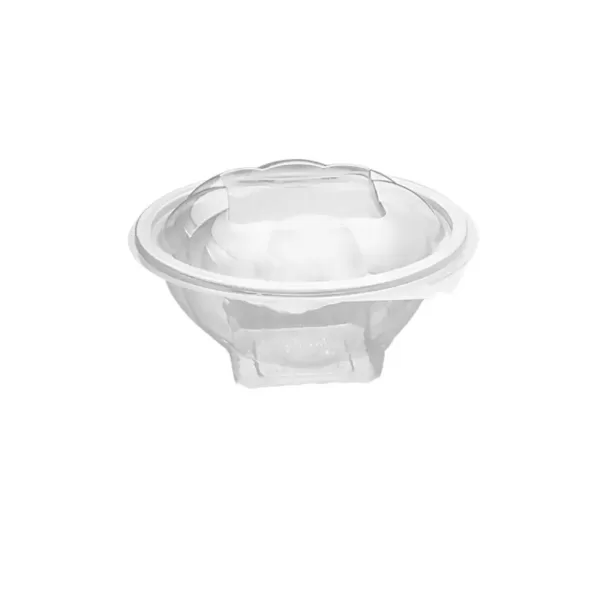 SIR 750 – Barquette plastique ronde 750 cc avec couvercle attaché