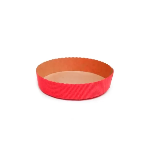 PB15535PRE – Moule à tarte ronde rouge Ø155 x 35 convient à tous les fours jusqu’à 220 ° c