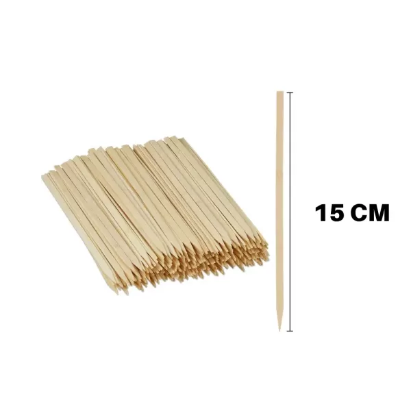 Brochette 15 cm - brochette en bois 15 cm