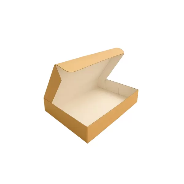 Lunch box 30*20*6 - Lunch box en kraft brun pour 1 compartiments et 3 saucières  30 X 20 X6 cm