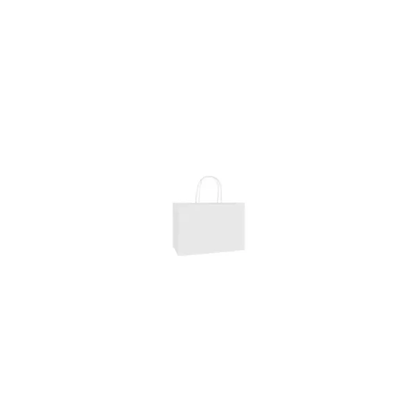 Sac kraft BLANC 18×10 x 13 – Sac en Kraft  blanc mini avec poignee